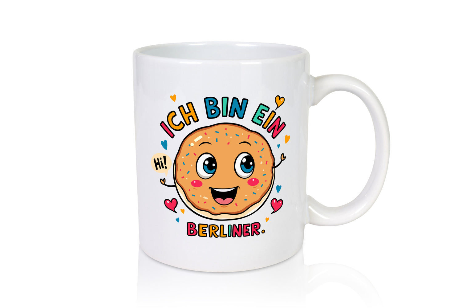 Ich bin ein Berliner | Krapfen Pfannkuchen Humor Geschenkidee Tasse