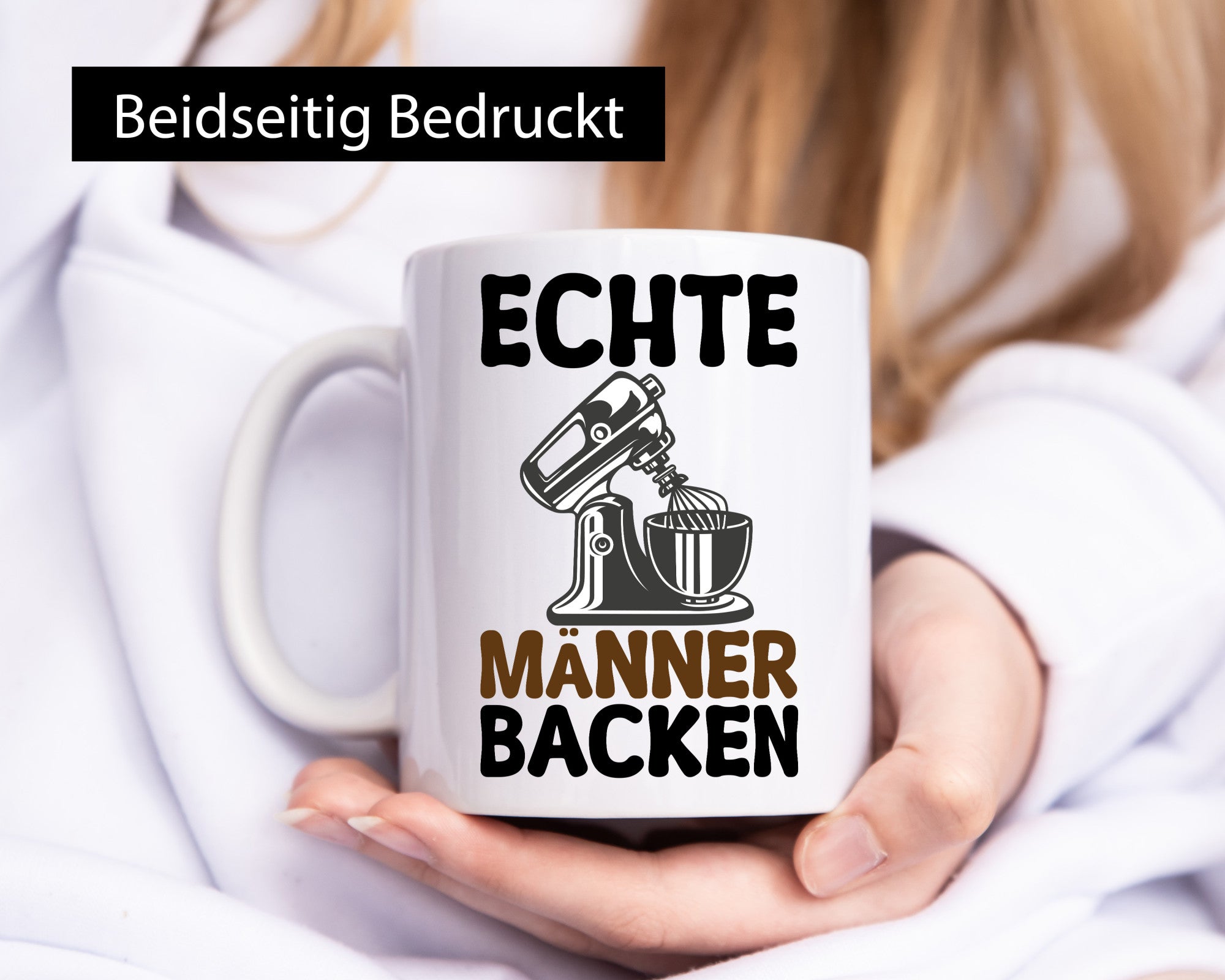 Echte Männer Backen | Bäcker Kuchen Geschenkidee Humor Tasse