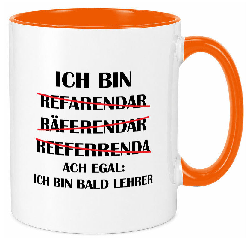 Ich bin bald Lehrer | Rechtschreibfehler lustig Humor Geschenkidee Geschenk