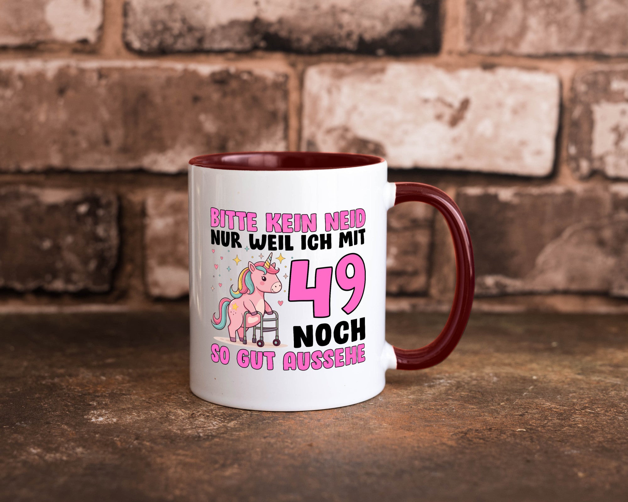 49. Geburtstag | 49 Jahre Mit noch so gut aussehen lustiger Spruch Geschenk