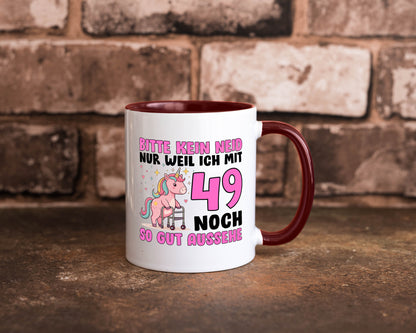 49. Geburtstag | 49 Jahre Mit noch so gut aussehen lustiger Spruch Geschenk