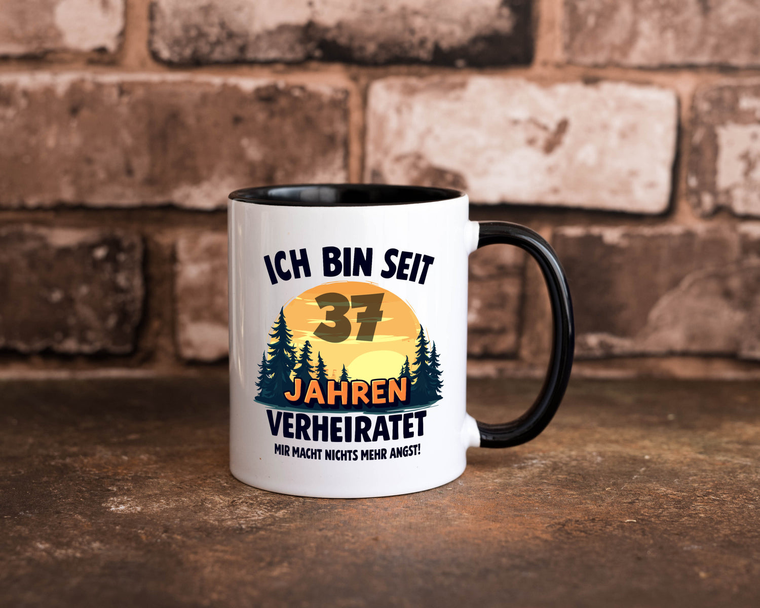Ich bin Verheiratet | 37. Hochzeitstag Ehepaar v2 lustiger Spruch Geschenk