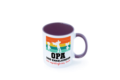 Opa und Enkelkinder ein unschlagbares Team Geschenkidee Familie Humor Tasse