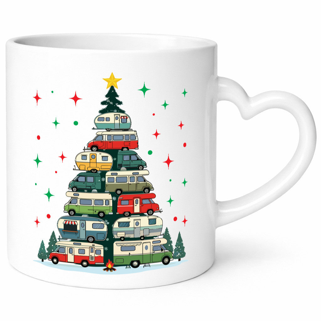 Camper | Camping Weihnachten Fahrzeuge Baumlichter v2 lustig Humor Geschenkidee