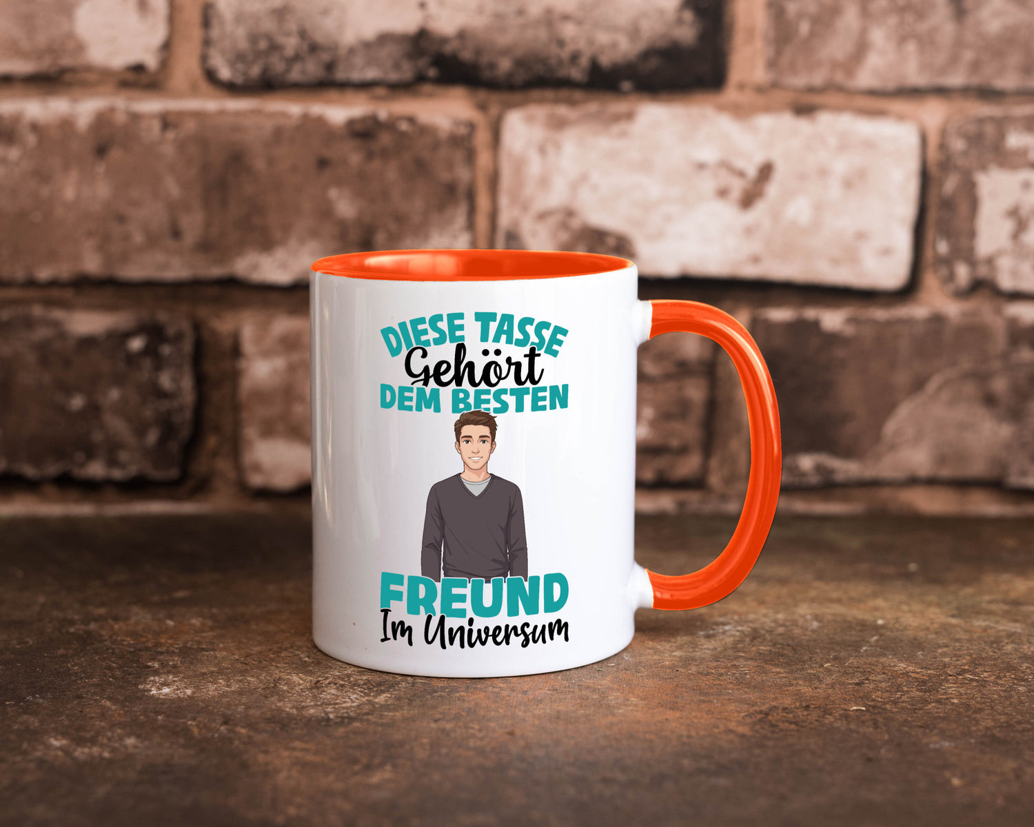 Im Universum: Freund | Beziehung Partner Liebe Geschenk Humor Geschenkidee