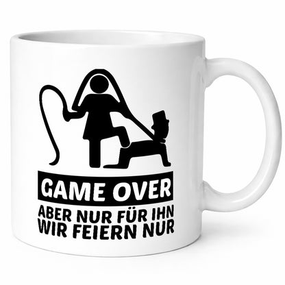 Game over für den Mann | JGA Junggesellenenabschied v2 lustiger Spruch Geschenk