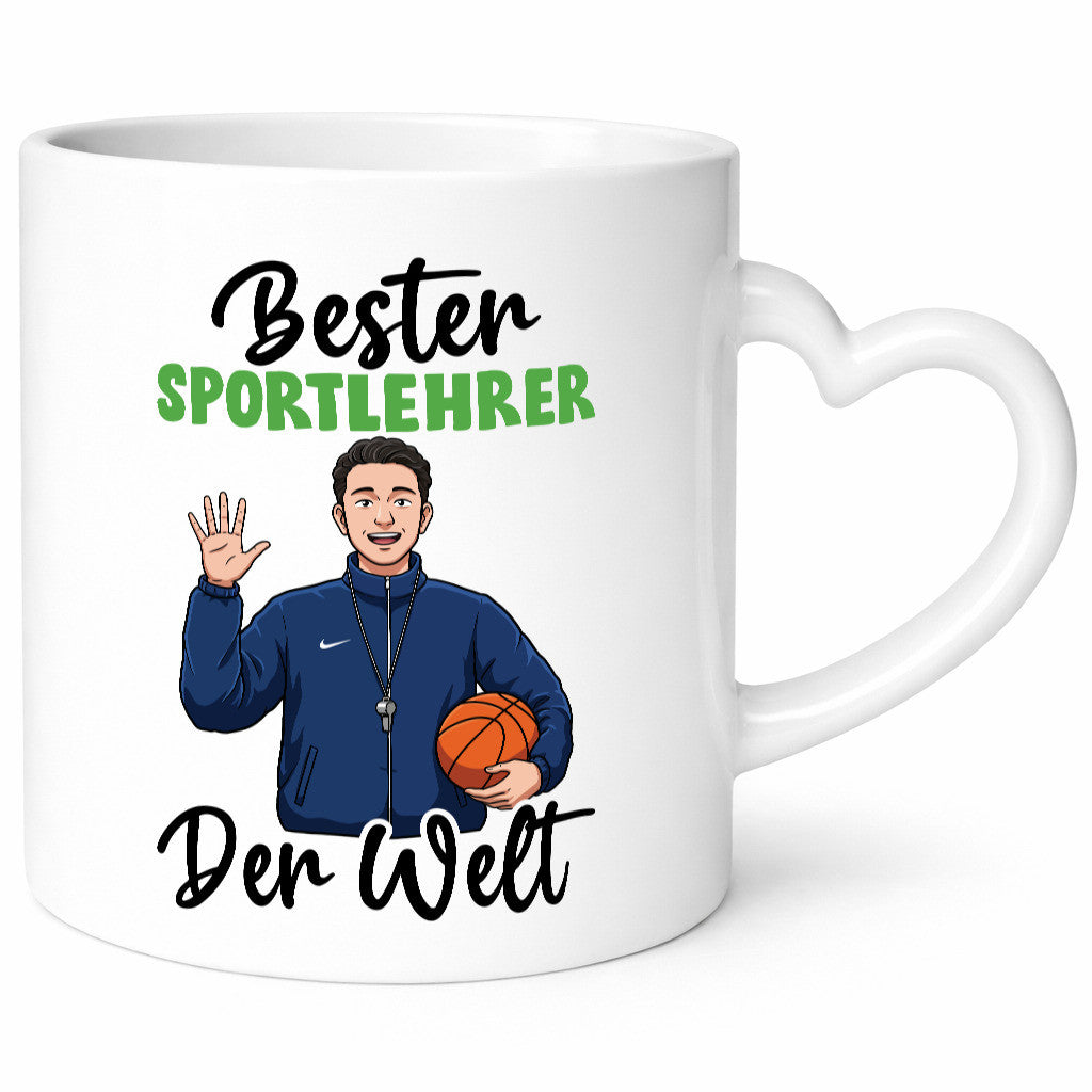 Bester Sportlehrer | Lehrer Sport v2 Geschenkidee Humor Tasse