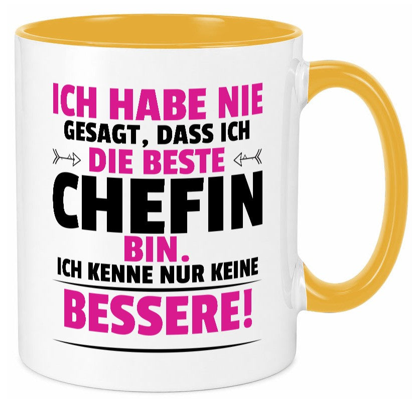 Die Beste Chefin | Führungskraft Vorgesetzte Geschenkidee Arbeit Kollegen Büro Tasse