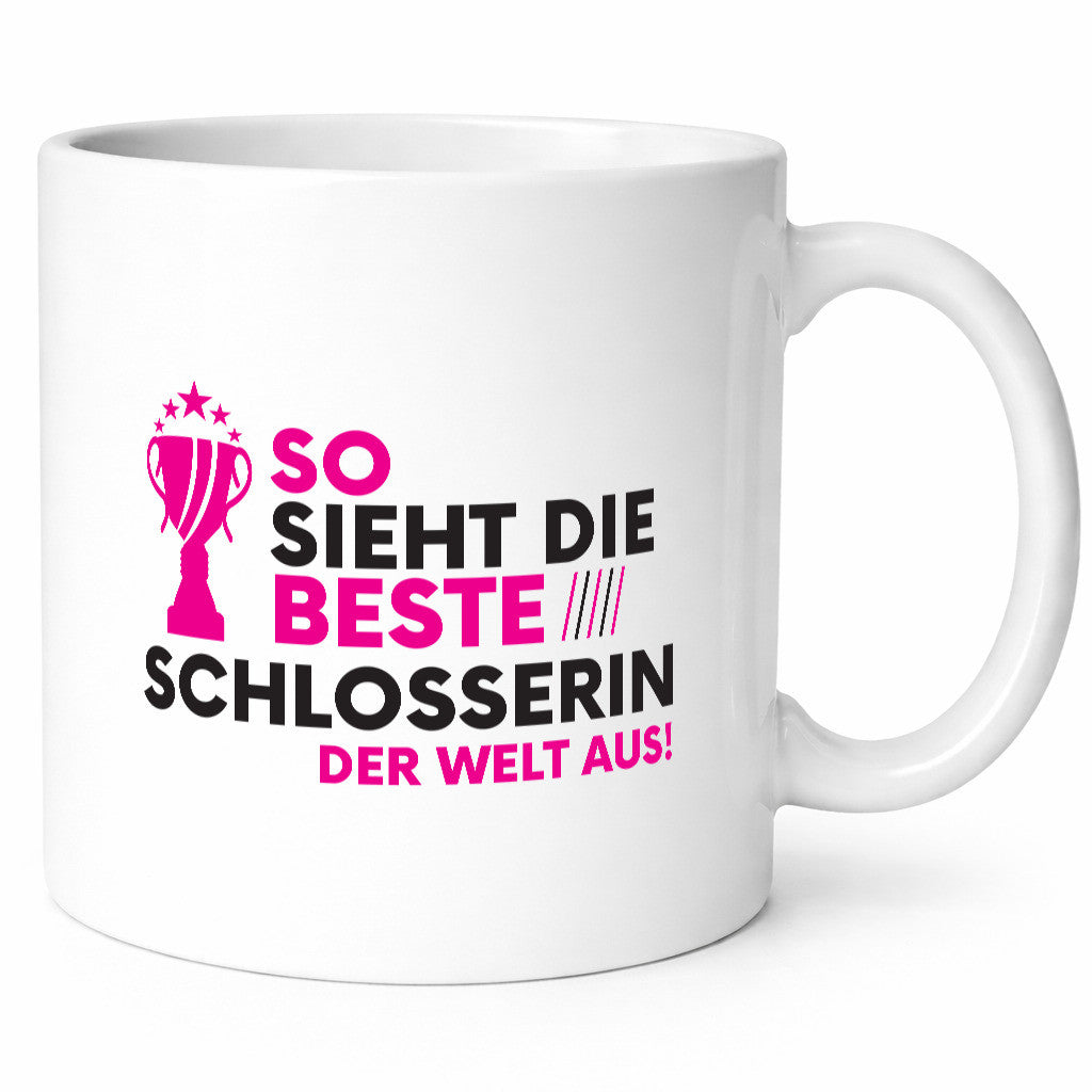 Die Weltbeste Schlosserin | Schlosserei lustig Humor Geschenkidee Geschenk Tasse
