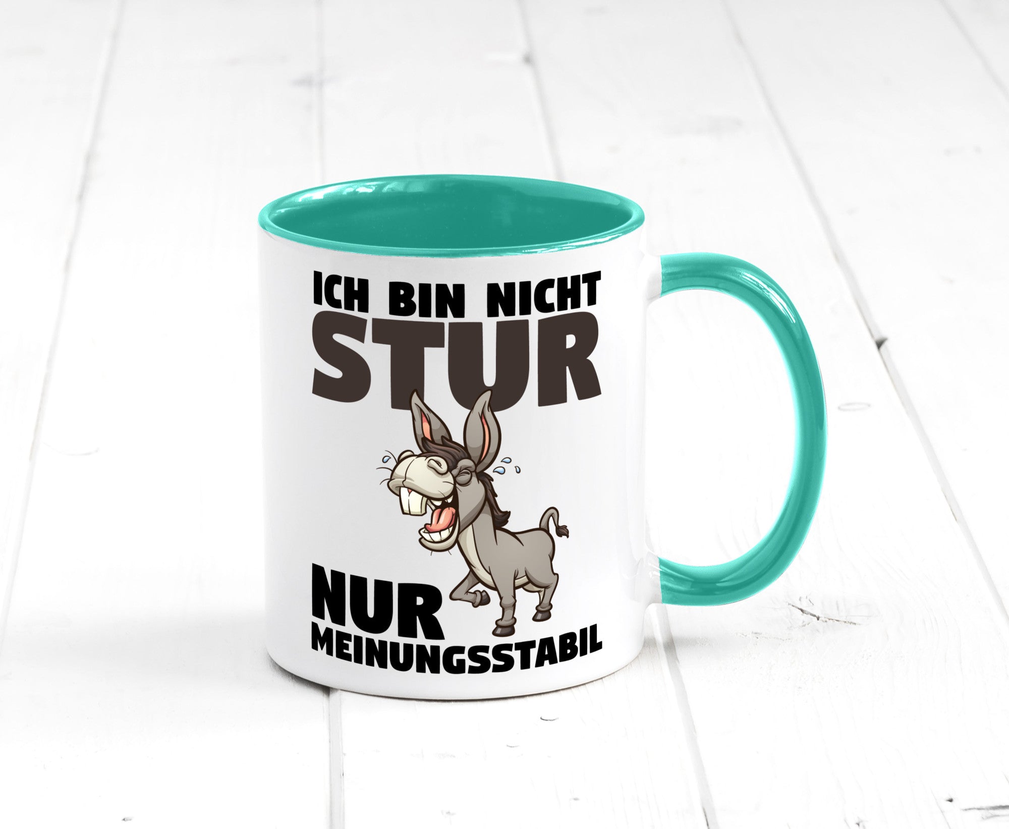 Sturer Esel | Sturkopf Tasse Dickkopf Spruch Humor lustiger Geschenk
