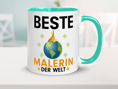 Welt Bester Malerin | Malerinnen Geschenk Humor Geschenkidee lustiger Spruch
