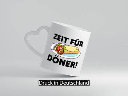Zeit für Döner | Kebab Dönerladen v2 Geschenkidee Humor Tasse
