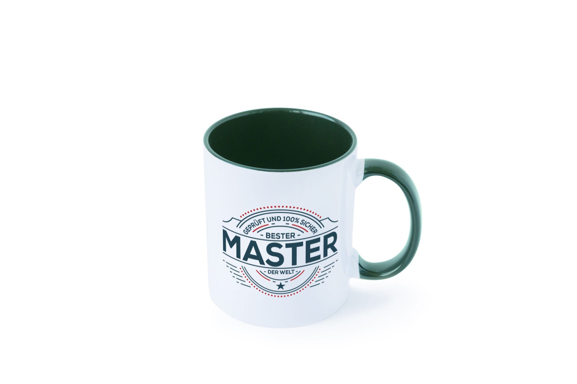 Geprüft und sicher: Master | Universität Student lustig Humor Geschenkidee