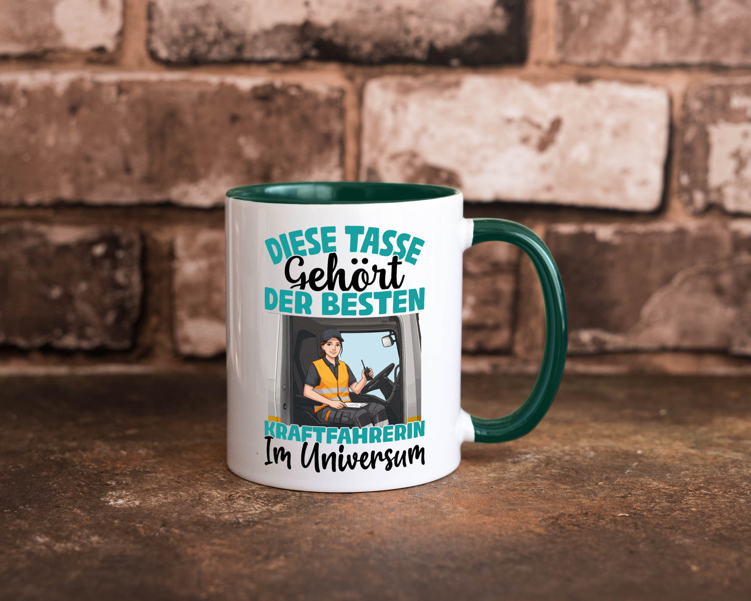 Im Universum: Kraftfahrerin | Lastwagen LKW lustig Humor Geschenkidee Geschenk