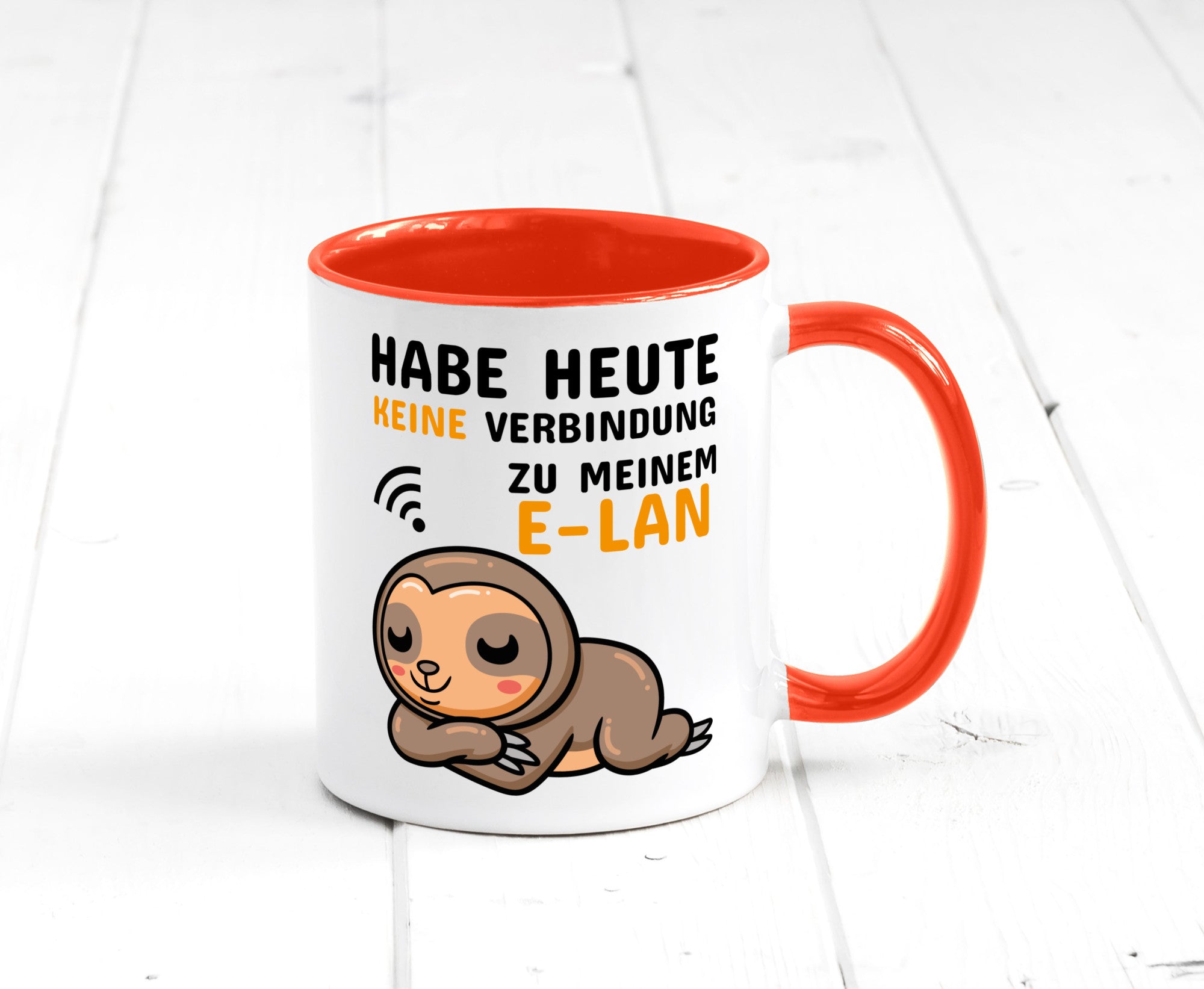 Keine Verbindung lustig Humor Geschenkidee Geschenk Tasse