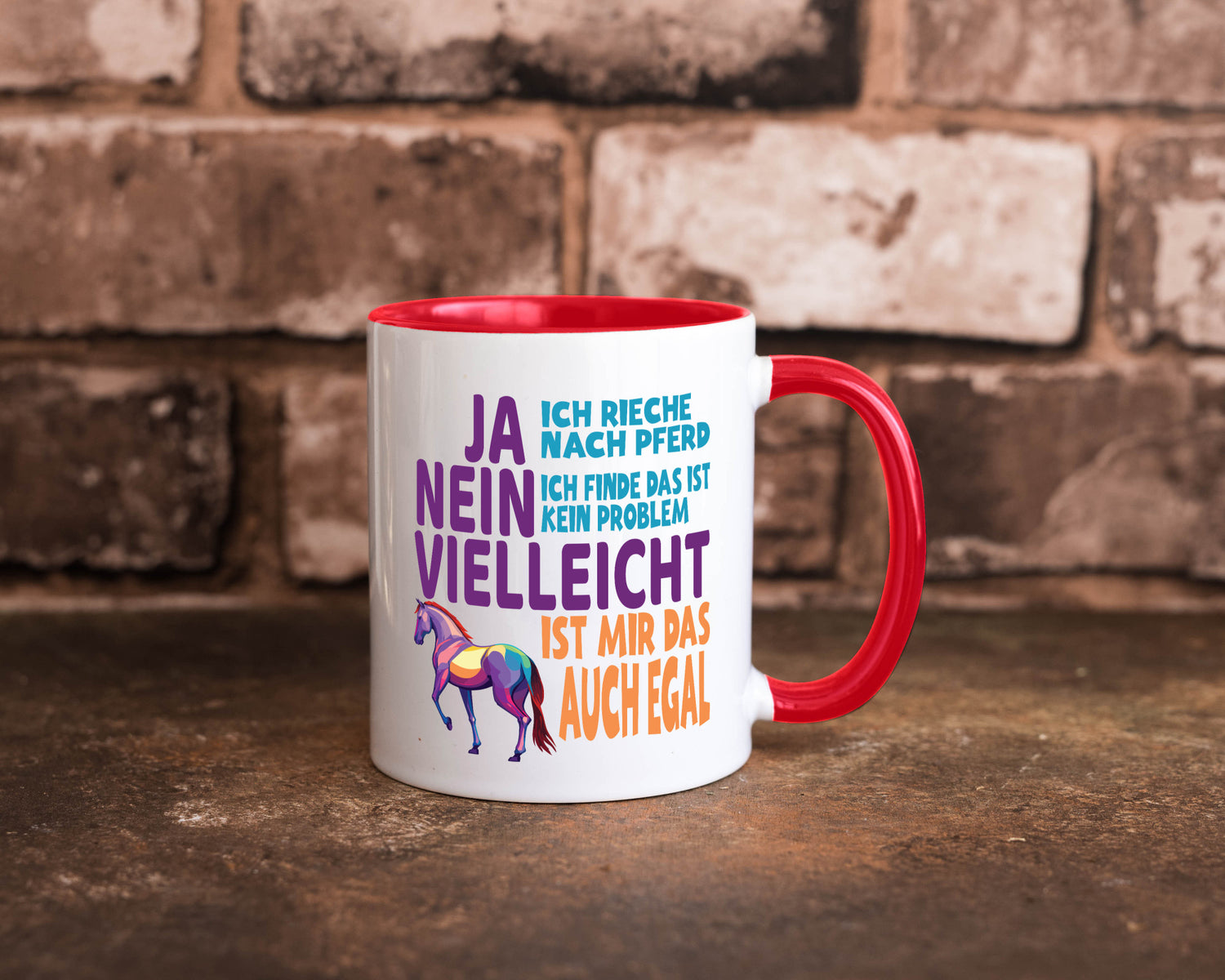 Ja ich Rieche nach Pferd | Reiten Pferdestall lustiger Spruch Geschenk Humor