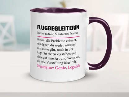 Flugbegleiterin | Spruch Stewardess Flughafen lustiger Geschenk Humor