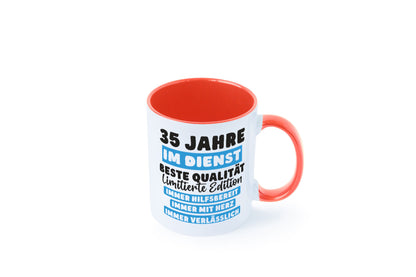 35 Jahre im Dienst | Jubiläum Arbeit v6 lustiger Spruch Geschenk Kollegen Büro