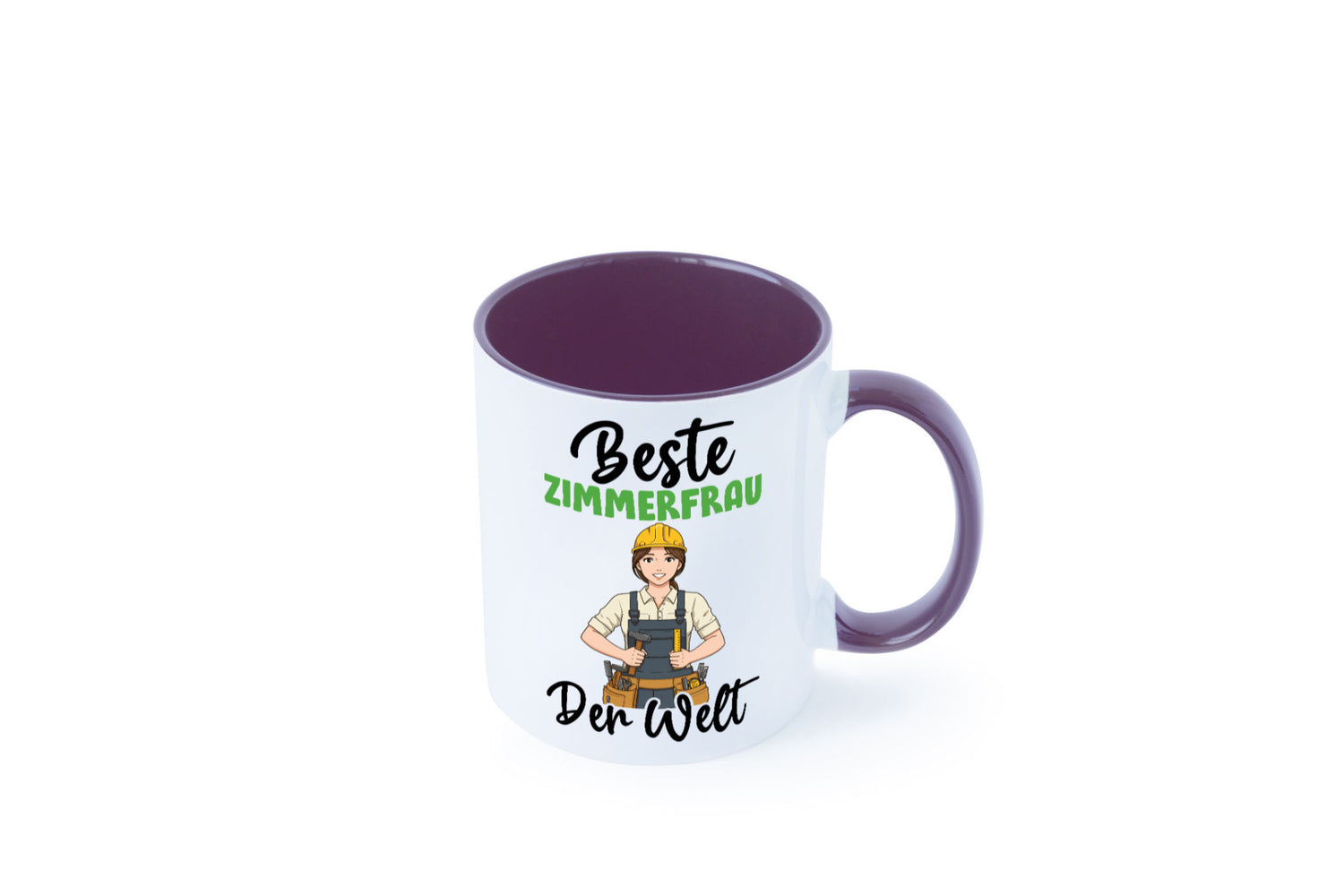 Beste Zimmerfrau| Holzbau | Handwerkerin v2 Geschenk Humor Geschenkidee
