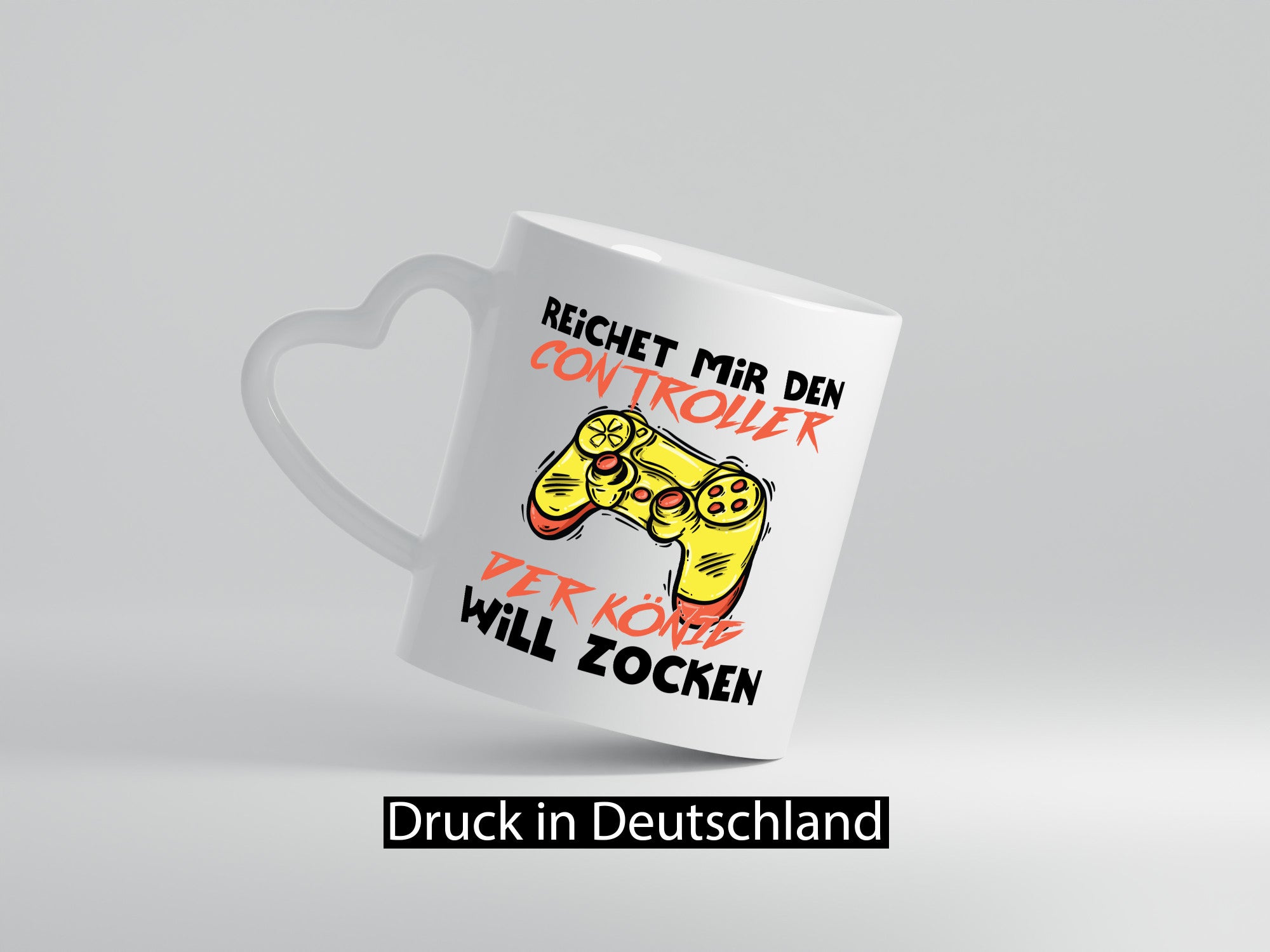 Der König will Zocken | Gamer zocker Gaming Humor Geschenkidee Tasse