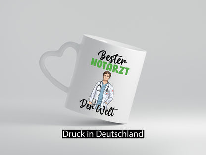 Bester Notarzt | Arzt v2 Humor Geschenkidee Tasse