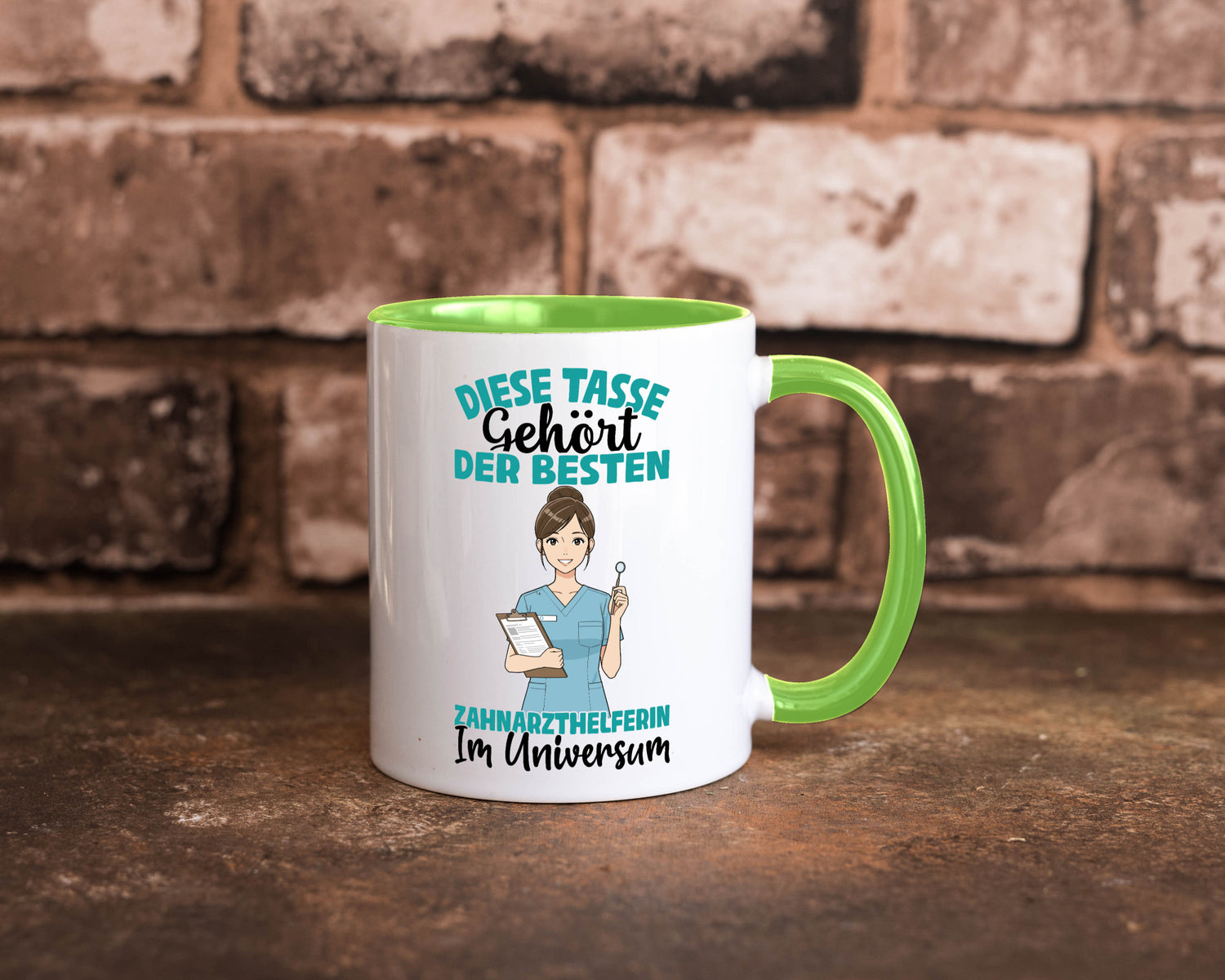 Im Universum: Zahnarzthelferin | Zahnmedizin Humor Geschenkidee Tasse