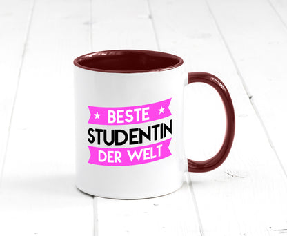 Beste Studentin | Uni Studium Universität Geschenkidee Humor Tasse