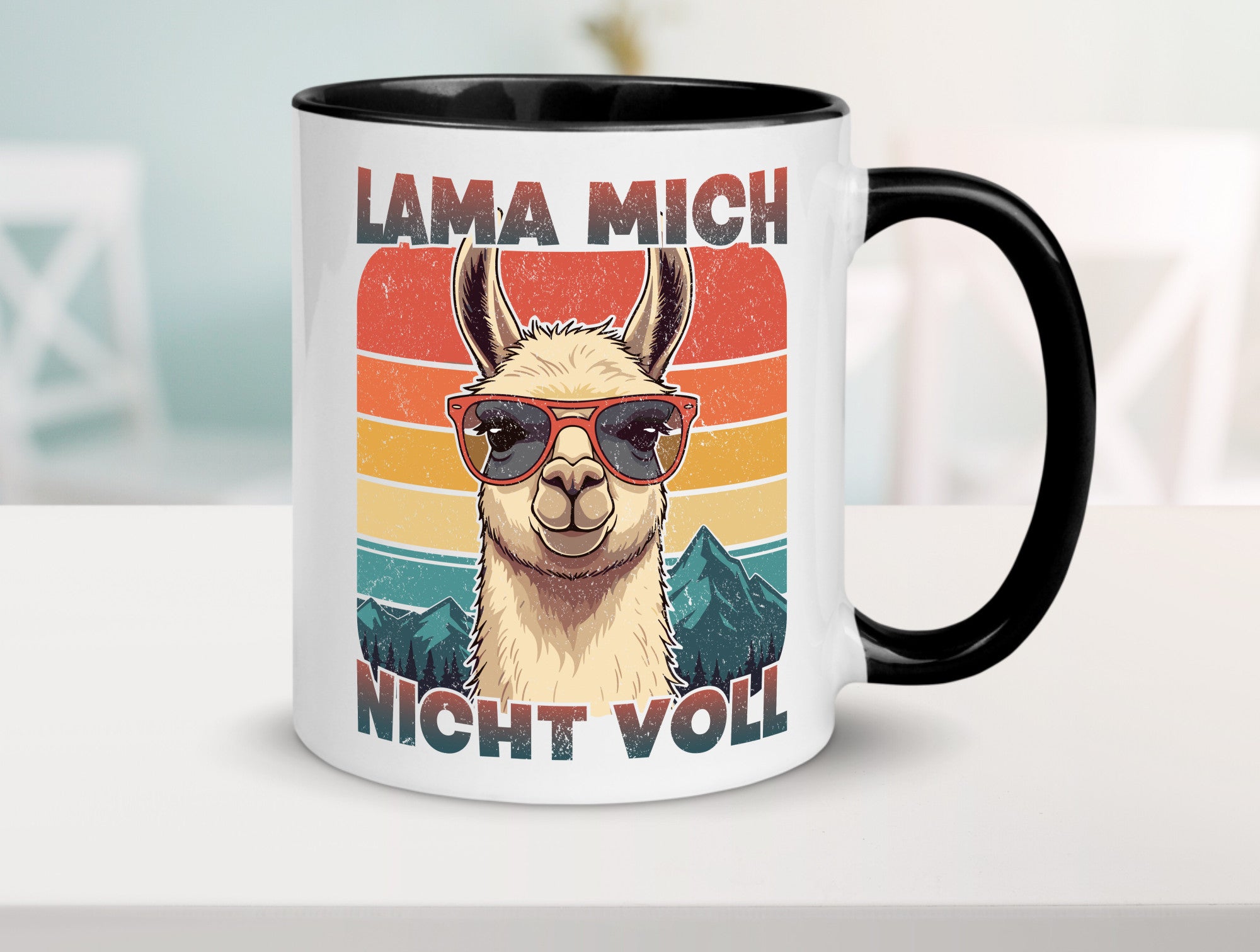 Lama mich nicht voll | Alpaka Kamel Retro lustig Humor Geschenkidee Geschenk