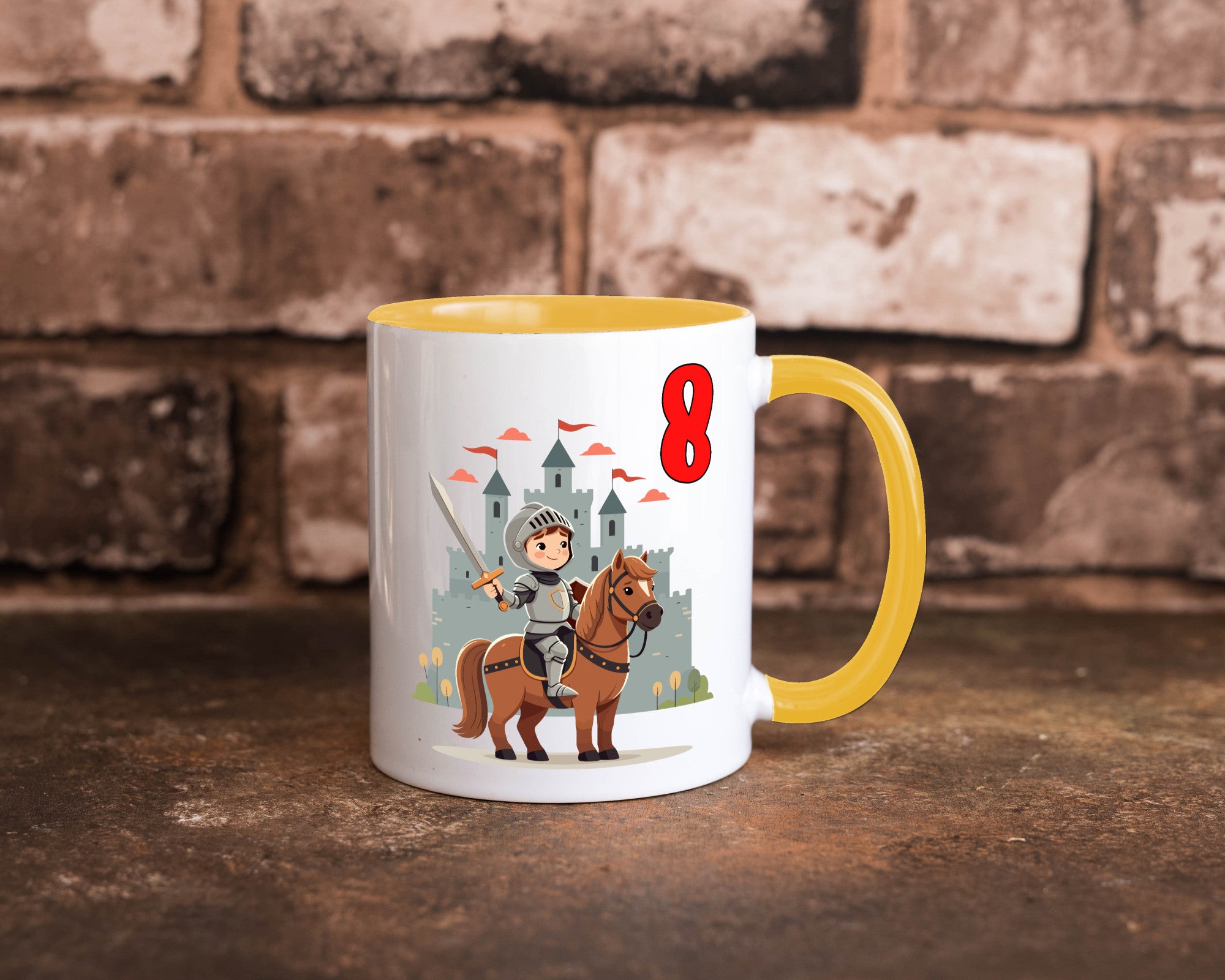 8. Geburtstag | 8 Jahre Ritter Junge Schloss Geschenk Geschenkidee lustiger