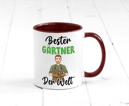 Bester Gärtner | Gartenbau v2 Geschenk Humor Geschenkidee lustiger Spruch Tasse