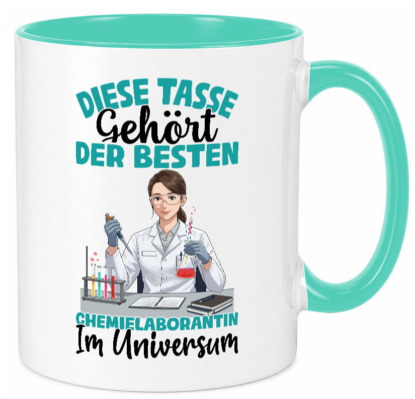 Im Universum: Chemielaborantin | Laborantin Chemie lustiger Spruch Geschenk