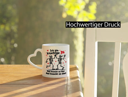 24. Geburtstag | Knackige 24 Ich bin alt v2 Humor Geschenkidee Tasse