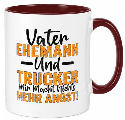 Vater Ehemann Trucker | Driver LKW Fahrer v2 Geschenk Familie Geschenkidee Tasse