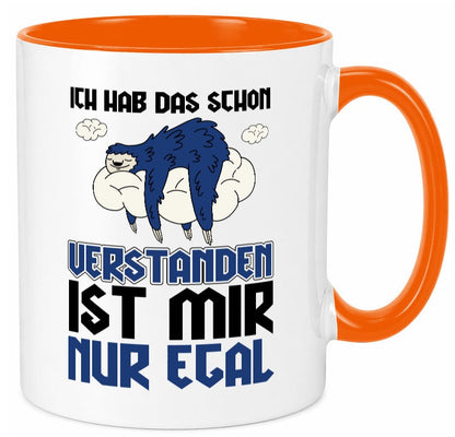 Ist mir nur egal Geschenk Humor Geschenkidee lustiger Spruch Tasse