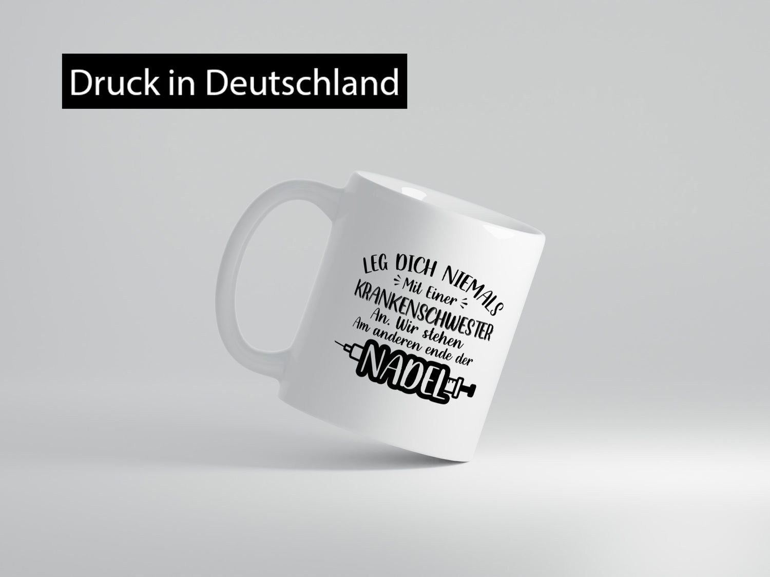 Krankenschwestern am anderen Ende der Nadel | Spritze lustiger Spruch Geschenk