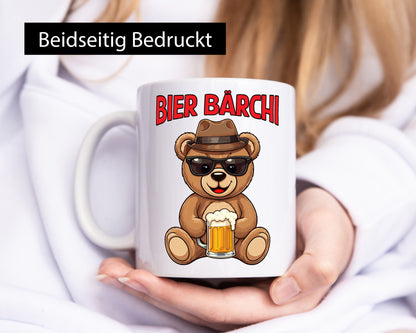 Bier Bärchi | Teddy Bär Bierliebhaber Party v2 Geschenkidee Humor Tasse