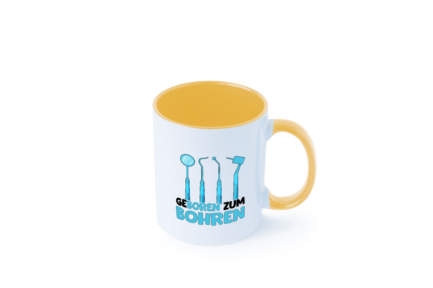Geboren zum Bohren | Zahnarzthelferin Zahnarzt lustiger Spruch Geschenk Humor
