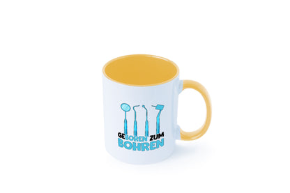 Geboren zum Bohren | Zahnarzthelferin Zahnarzt lustiger Spruch Geschenk Humor