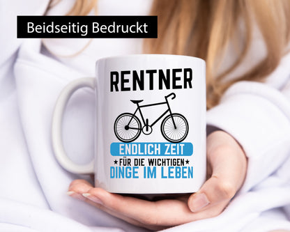 Rentner | Senior Rad Radsport Radfahren Biken lustig Ruhestand Jubiläum