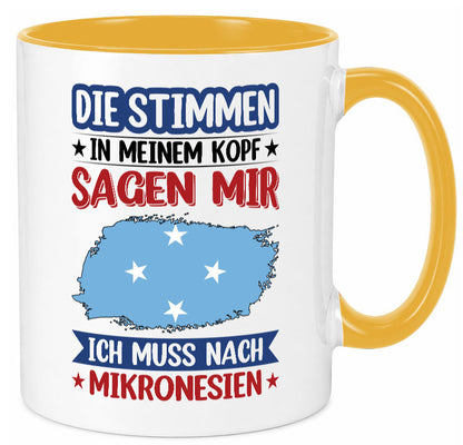 Mikronesien | Urlaub Stimmen in meinem Kopf Traumland Geschenk Humor