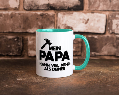 Mein papa kann viel mehr als deiner | Bester lustiger Spruch Geschenk Humor