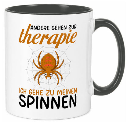 Ich gehe zu meinen Spinnen | Spinnenliebhaber lustiger Spruch Geschenk Humor Tasse