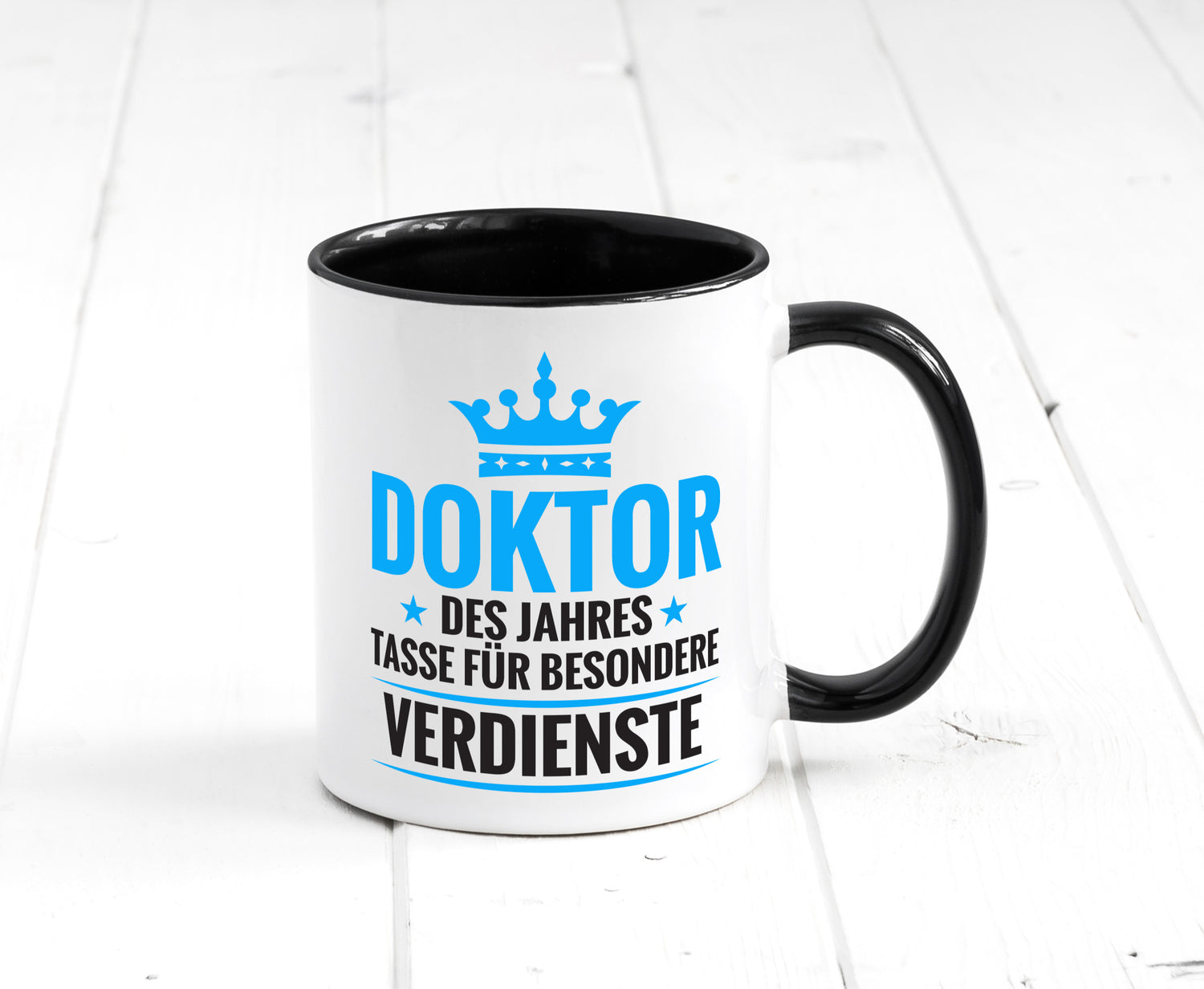 Besonderer Verdienst: Doktor | Doktorand Doktortitel Humor Geschenkidee Tasse