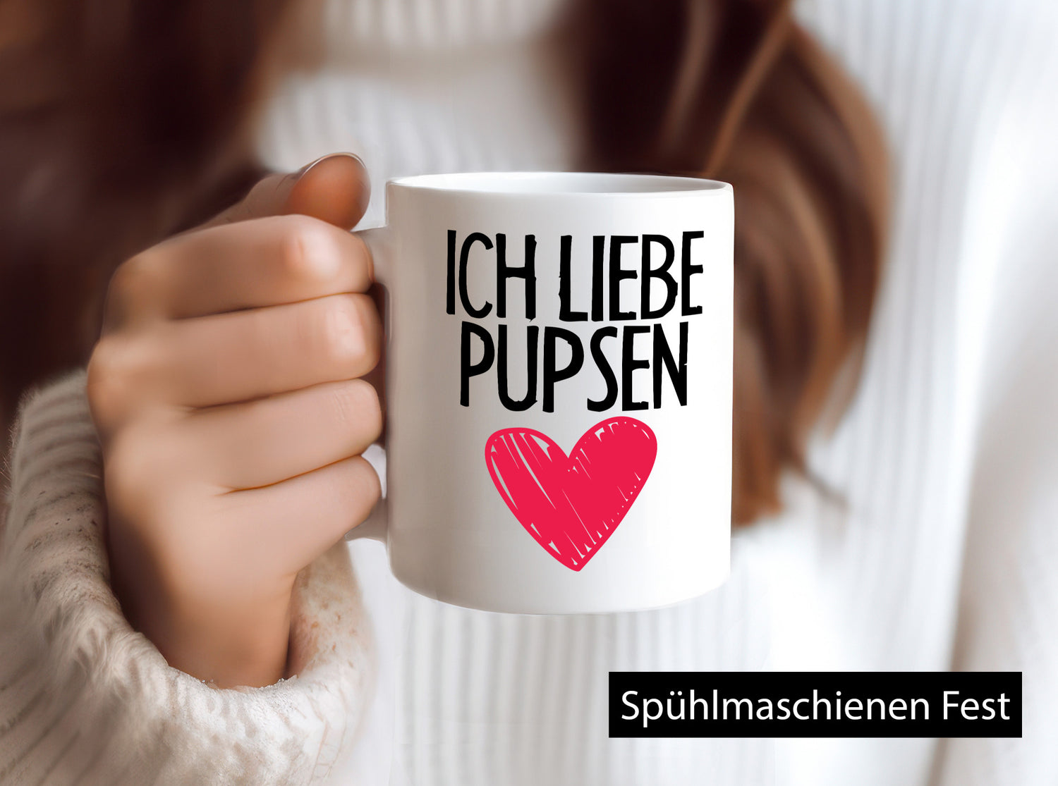 Ich liebe Pupsen Geschenkidee Humor Tasse