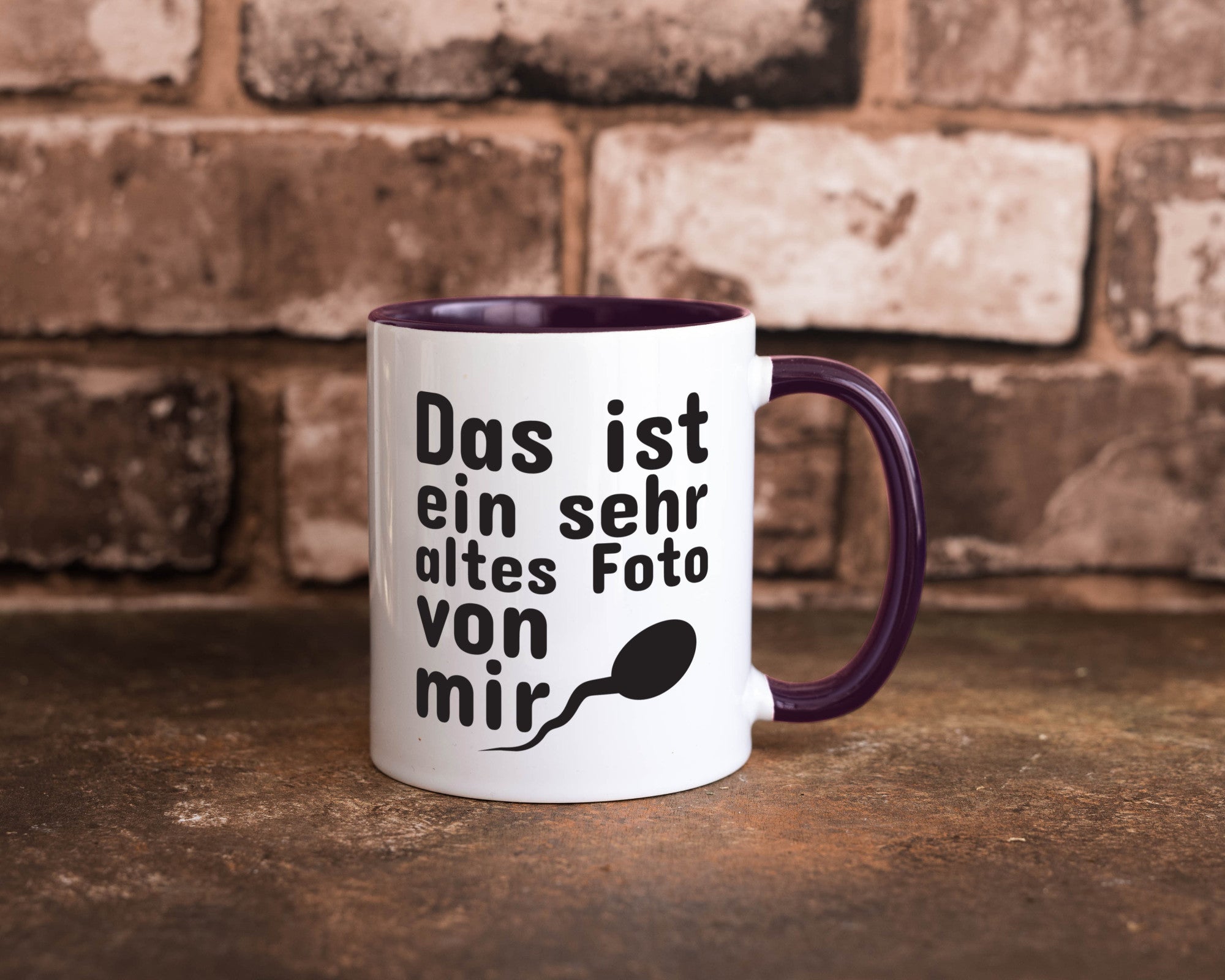 Sehr altes Foto von mir | lustige Tasse Männer Humor Geschenk Geschenkidee