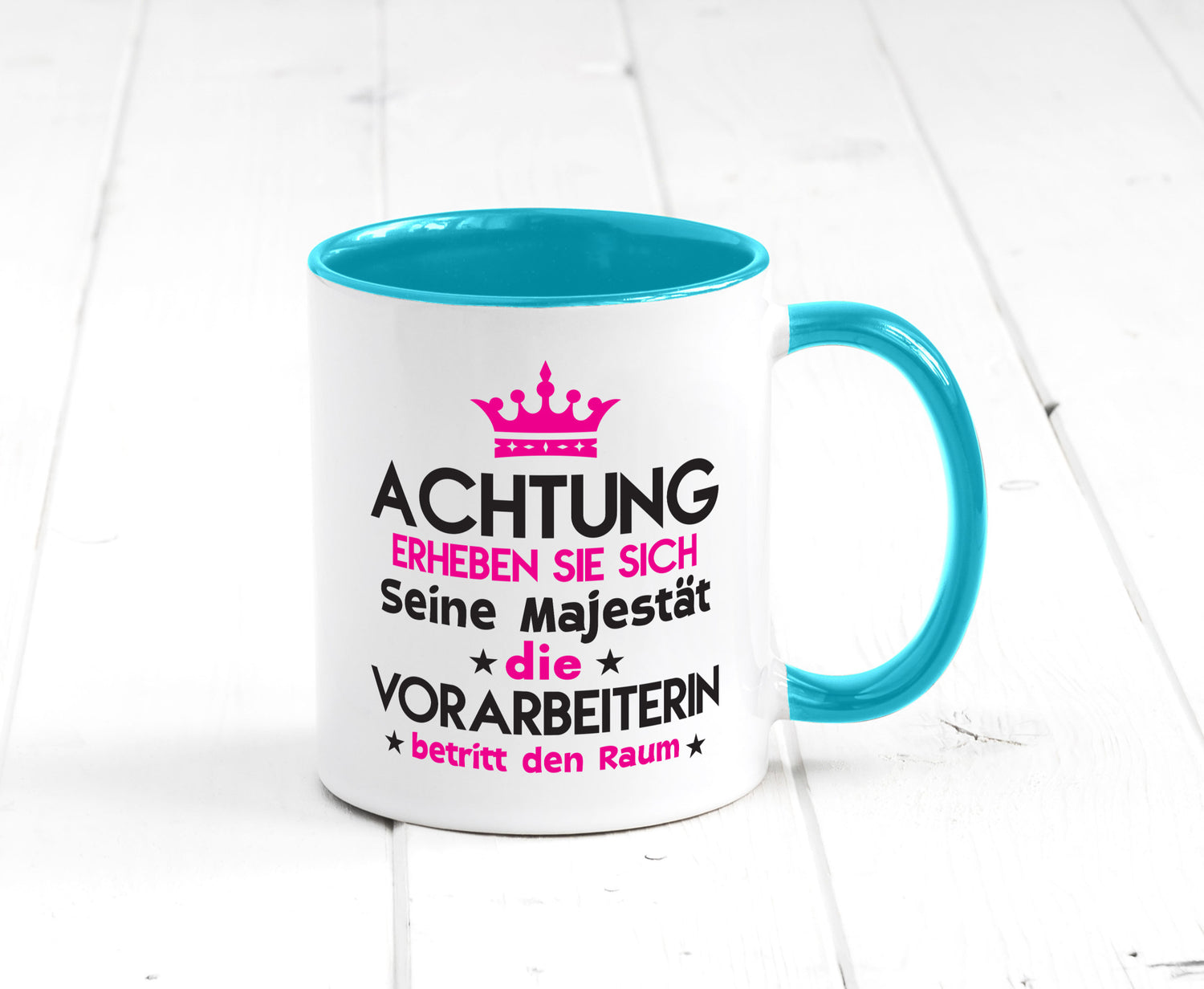 Seine Majestät Vorarbeiterin | Kollegin Teamleiter lustig Arbeit Kollegen Büro