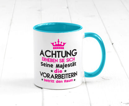 Seine Majestät Vorarbeiterin | Kollegin Teamleiter lustig Arbeit Kollegen Büro