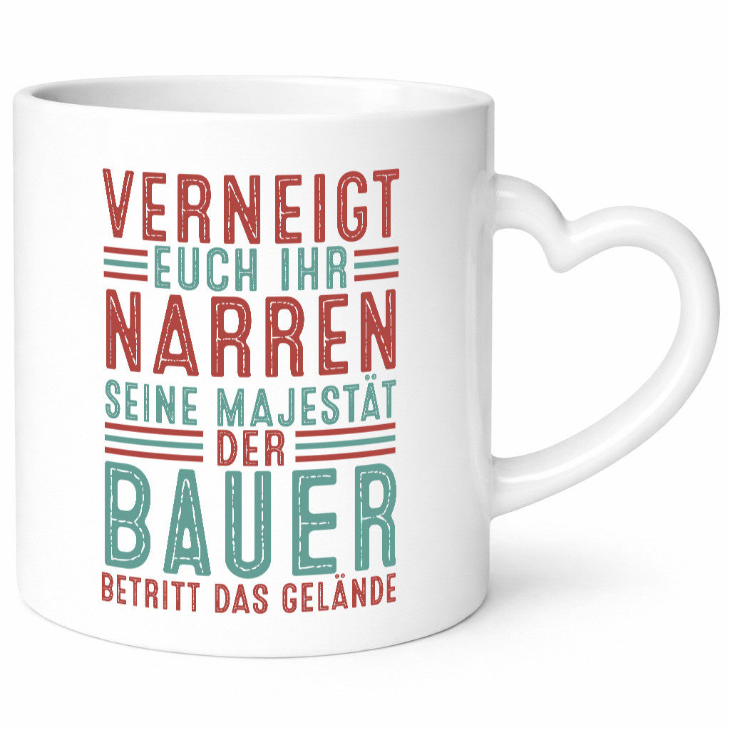 Verneigt euch: Bauer | Bauernhof Landwirtschaft v2 lustig Humor Geschenkidee