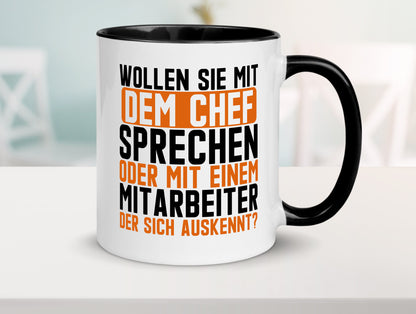 Wollen sie mit dem Chef Sprechen | Mitarbeiter Humor Arbeit Kollegen Büro