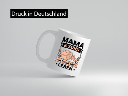 Mama und sohn ein bund fürs leben | Muttertag lustiger Spruch Geschenk Familie